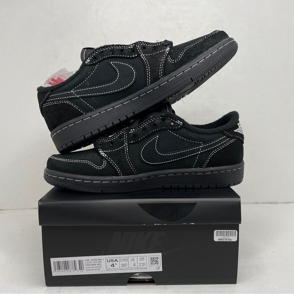 Nike Air Jordan 1 Retro Low OG SP Travis Scott “Black Phantom” 2023 - Picture 3 of 4